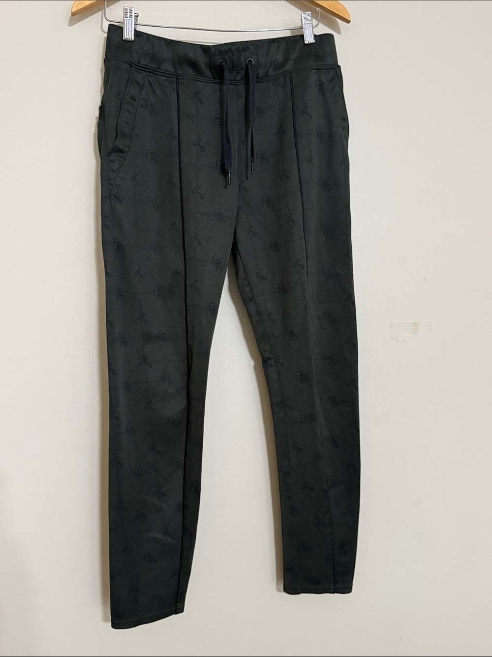 G-Star raw olive green men’s jogger pant S casual office performance Y2K retro